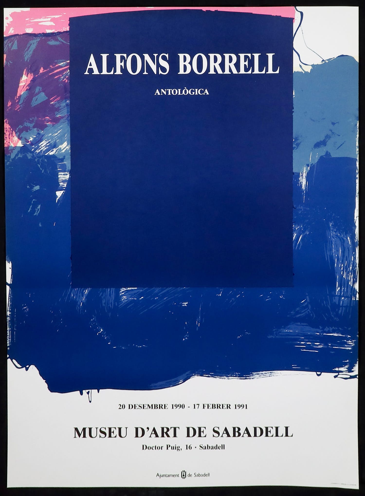 Alfons Borrell Palazon - Affiche - Antologica Museu d'art de sabadell verkocht voor € 1!