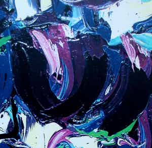 Johan Adriaan Smit - Ingelijste zeefdruk: Mabel Violet- 1999 verkocht voor € 50!