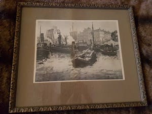 Buy Jan Sirks - Havengezicht Rotterdam- Oude Haven??? Bid from 100!