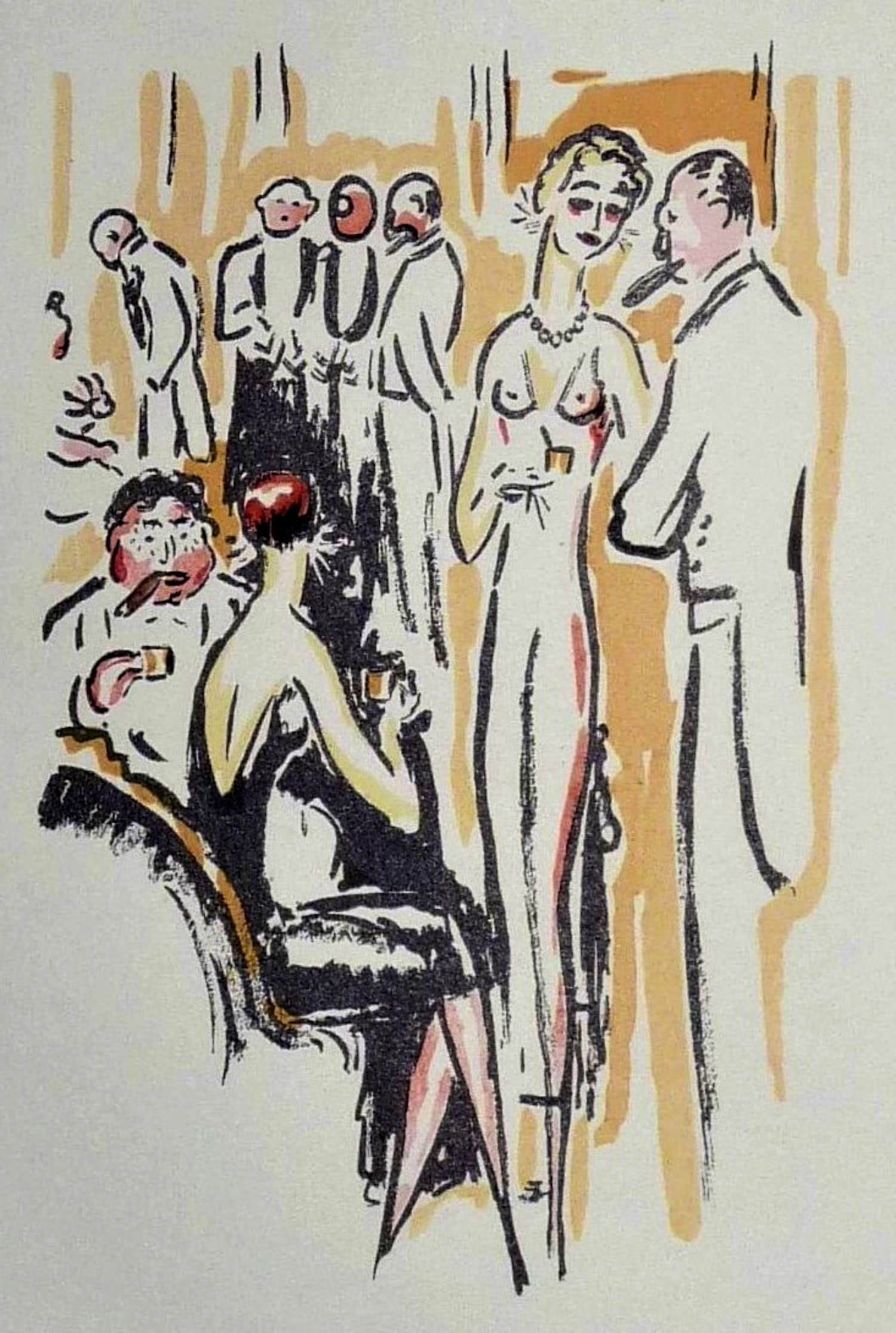 Kees van Dongen - Pochoir uit La Garconne 1925 kopen? Bied vanaf 175!