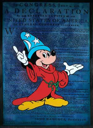 Jan Bollaert - Gemengde techniek op Board, Declaration - green (Groot) verkocht voor € 90!