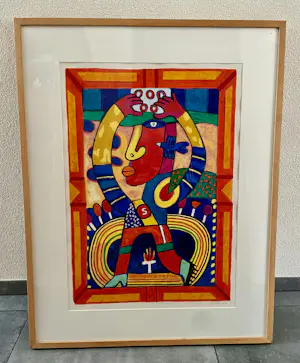 Clemens Briels - Zeefdruk Nr. 194 - The closing of the - Ingelijst kopen? Bied vanaf 150!