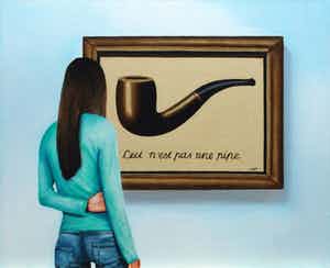 Gerard Boersma - This is not a Magritte verkocht voor € 400!