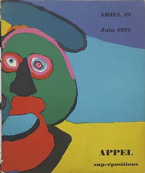 Karel Appel - Gesigneerde litho uit de uitgave Ariel 19 / Superpositions - Ingelijst kopen? Bied vanaf 1!