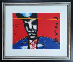 Herman Brood - Little Richard (Nieuw ingelijst) verkocht voor € 450!