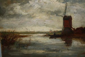 P.B. Koegler - VISSER in de POLDER BIJ MOLEN kopen? Bied vanaf 60!