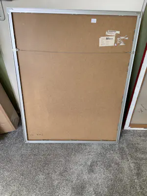 Niet of onleesbaar gesigneerd - Gemengde techniek op papier - Zonder titel - Ingelijst (Groot) kopen? Bied vanaf 1!