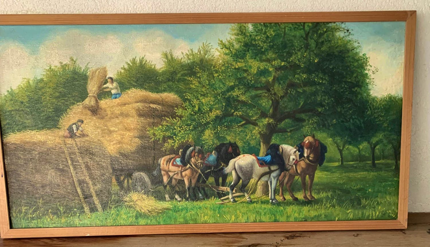 Jac Arend - Getreideernte mit Pferden kopen? Bied vanaf 250!