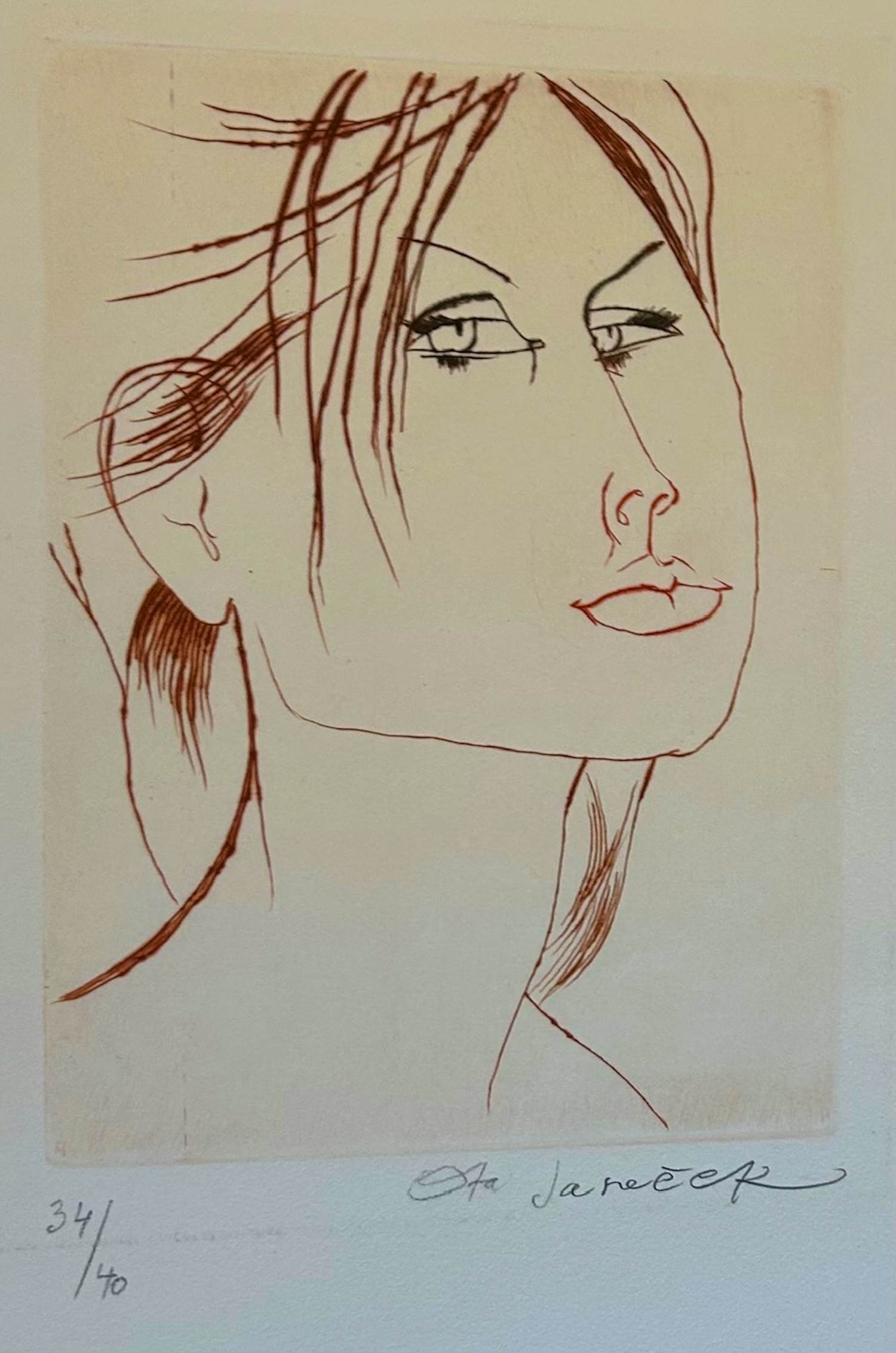 Ota Janecek - Portret van vrouw kopen? Bied vanaf 35!