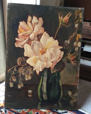 Marie Kelting - C3805-10 - Bloemstilleven met wilde roos kopen? Bied vanaf 150!