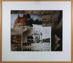 AcheterRommert Boonstra - Fotocollage op papier, Zonder titiel - ingelijst? Enchérissez de 40!