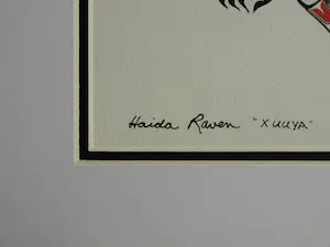 Bill Reid - Zeefdruk, Haida Raven “Xuuya” kopen? Bied vanaf 1!