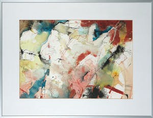 Marjan Nagtegaal - Aquarel, Zonder titel - Ingelijst kopen? Bied vanaf 1!