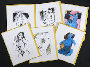 Corneille - Portfolio met 12 piezografieken en -foto's, De Vrouwen van Corneille kopen? Bied vanaf 150!
