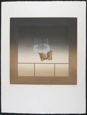 Jean Solombre - Aquatint, La manège - Hommage à Fellini kopen? Bied vanaf 35!