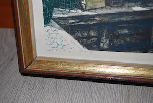 Cornelis Brandenburg - De Oude Schans, Amsterdam - kleurets kopen? Bied vanaf 60!