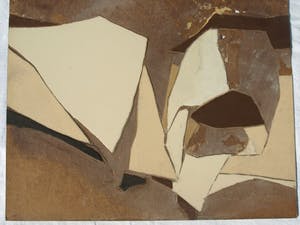 Fon Klement - Gemengde techniek op board (115 x 90 cm), Déploiement (‘Inzet’) – 1977 kopen? Bied vanaf 225!