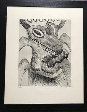 Bengt Lindstrom - la bête / zwart-witte ets kopen? Bied vanaf 245!