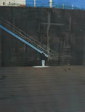 Peter Bes - Ets en aquatint, Aan boord - Ingelijst kopen? Bied vanaf 50!