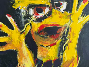 Charlotte Molenkamp - handgesigneerde zeefdruk | 'Dansend Kind' | 1993 kopen? Bied vanaf 1!