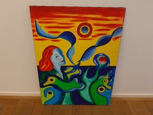 Maartje Wijngaarden - Zee / horizon kopen? Bied vanaf 50!