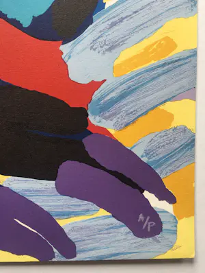 Karel Appel - See me running again - gesigneerd. kopen? Bied vanaf 725!