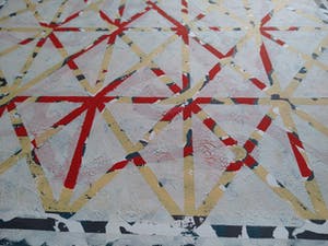 Jack Vissers - Secret Crossings (nr.20) - acryl op karton kopen? Bied vanaf 50!