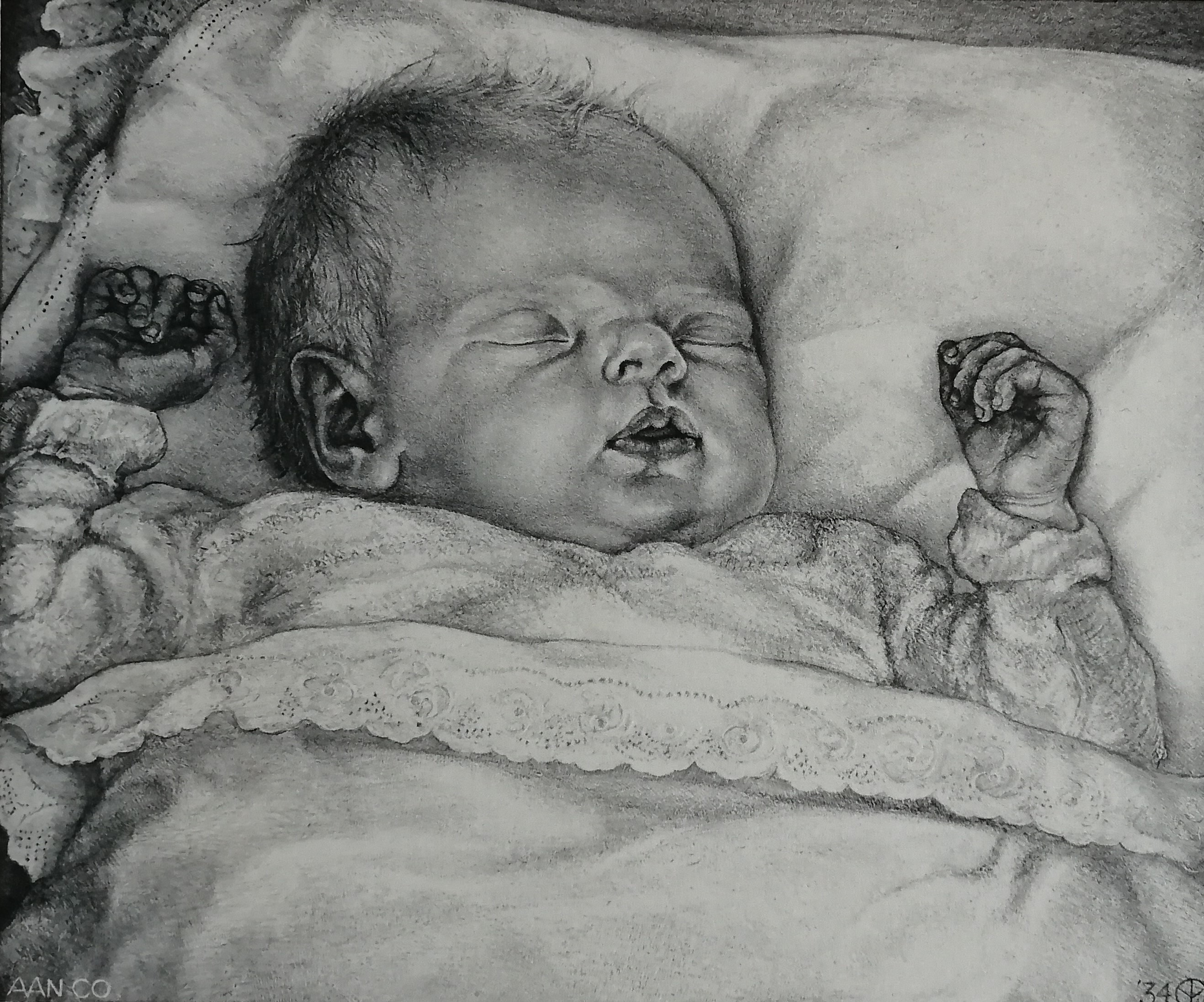 Aart van Dobbenburgh - Slapend kindje verkocht voor € 30!