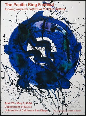 Sam Francis - Handgesigneerd affiche, The Pacific Ring Festival kopen? Bied vanaf 100!
