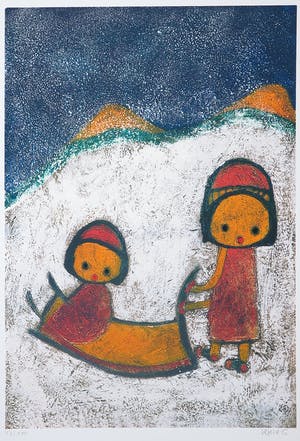 Giovanni Vetere - Zeefdruk, Sneeuwpret kopen? Bied vanaf 1!