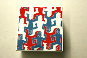 Plateelbakkerij Schoonhoven - doosje Escher kopen? Bied vanaf 35!