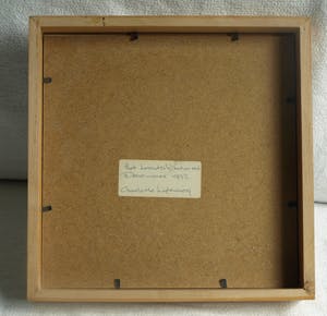 Charlotte Ligtenberg - Ingelijste blinddruk , Zonder titel – Loodskado 1992 kopen? Bied vanaf 1!