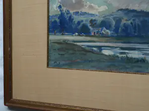 Frederik Teding van Berkhout - Ingelijste aquarel , Duinlandschap kopen? Bied vanaf 60!