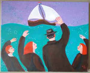 Denny Jacobs - Uitzwaaien van het schip verkocht voor € 80!