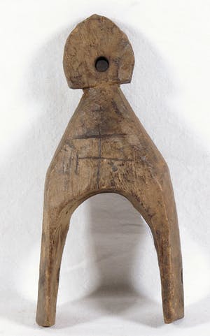 Dogon - Abstract versierd weefgetouw katrol (zonder katrol) kopen? Bied vanaf 1!