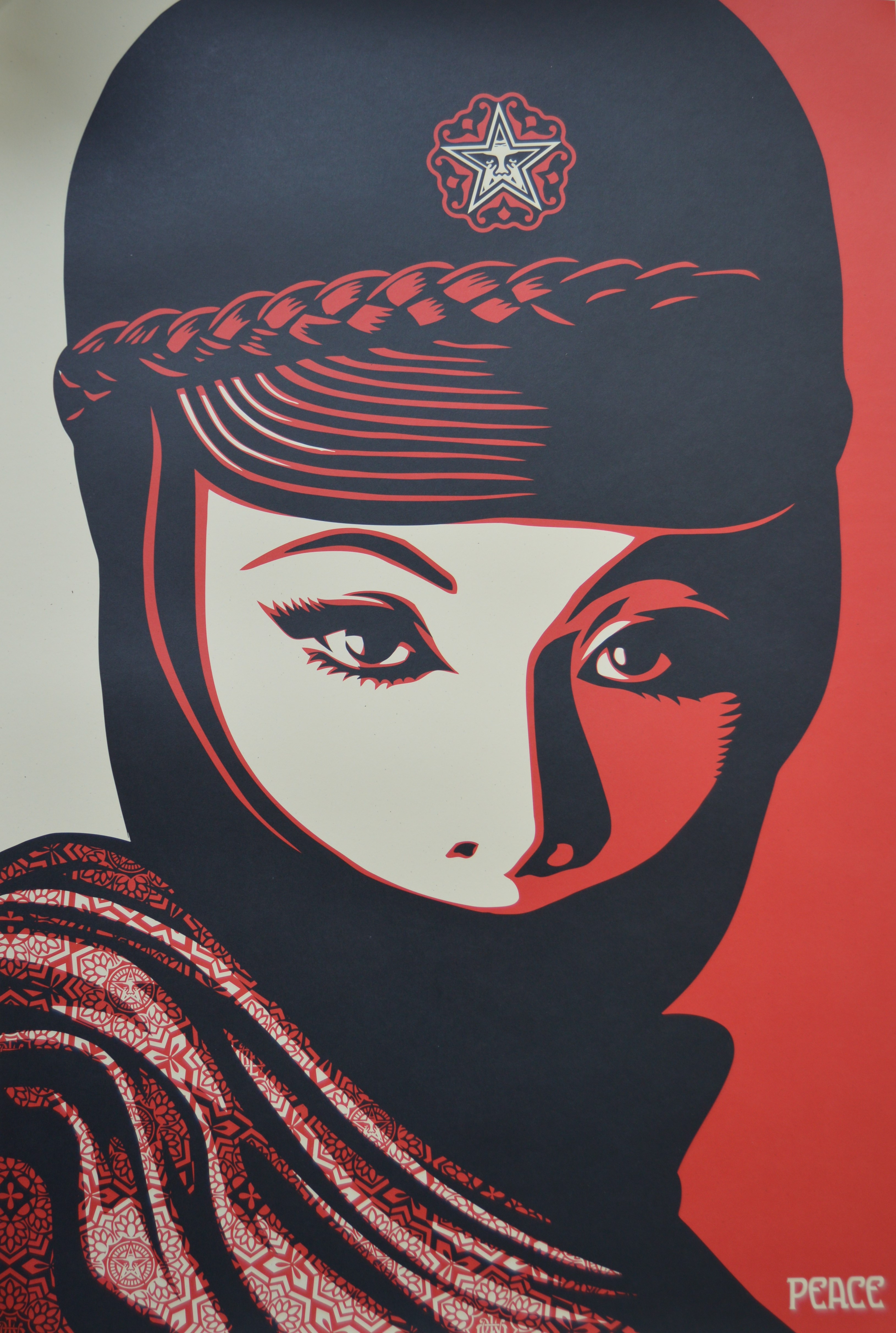 Shepard Fairey - Mujer Fatale - litho - gesigneerd verkocht voor € 99!