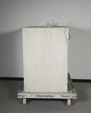 Harry Heyink - Voorstelling in houten box met lamp: De frieteters (naar Vincent van Gogh) (Groot) kopen? Bied vanaf 1!