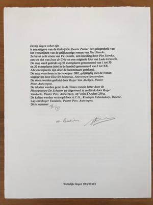 Vic Gentils - Gesigneerde ets - 1981 - 'De Spinnekop' - VII/XX kopen? Bied vanaf 35!