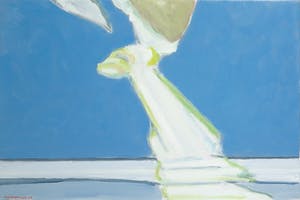 Paul Overhaus - Olieverf op doek, Zonnestraal - Ingelijst kopen? Bied vanaf 50!