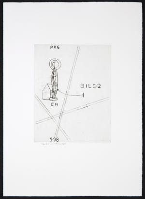 Reinier Lucassen - Ets, Grafiek Nu & Poëzie - Ets, Praag en Bild 2 + gedicht van H. H. ter Balkt kopen? Bied vanaf 40!