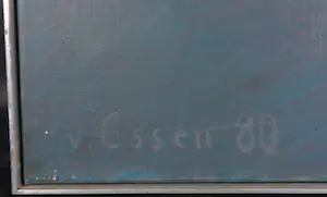 Rob van Essen - Olieverf op doek, Zonder titel IV - Ingelijst (Groot) kopen? Bied vanaf 1!