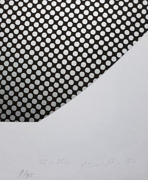 Yvonne Kracht - Geometrische abstracte compositie, zeefdruk kopen? Bied vanaf 50!