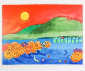 Susan Schildkamp - Zeefdruk, Schaduw/Licht - Ingelijst kopen? Bied vanaf 20!