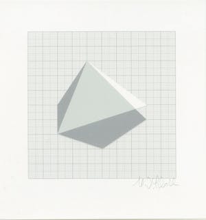H.D. Schrader - Twee minimalistische zeefdrukjes: Elemente I & II kopen? Bied vanaf 25!