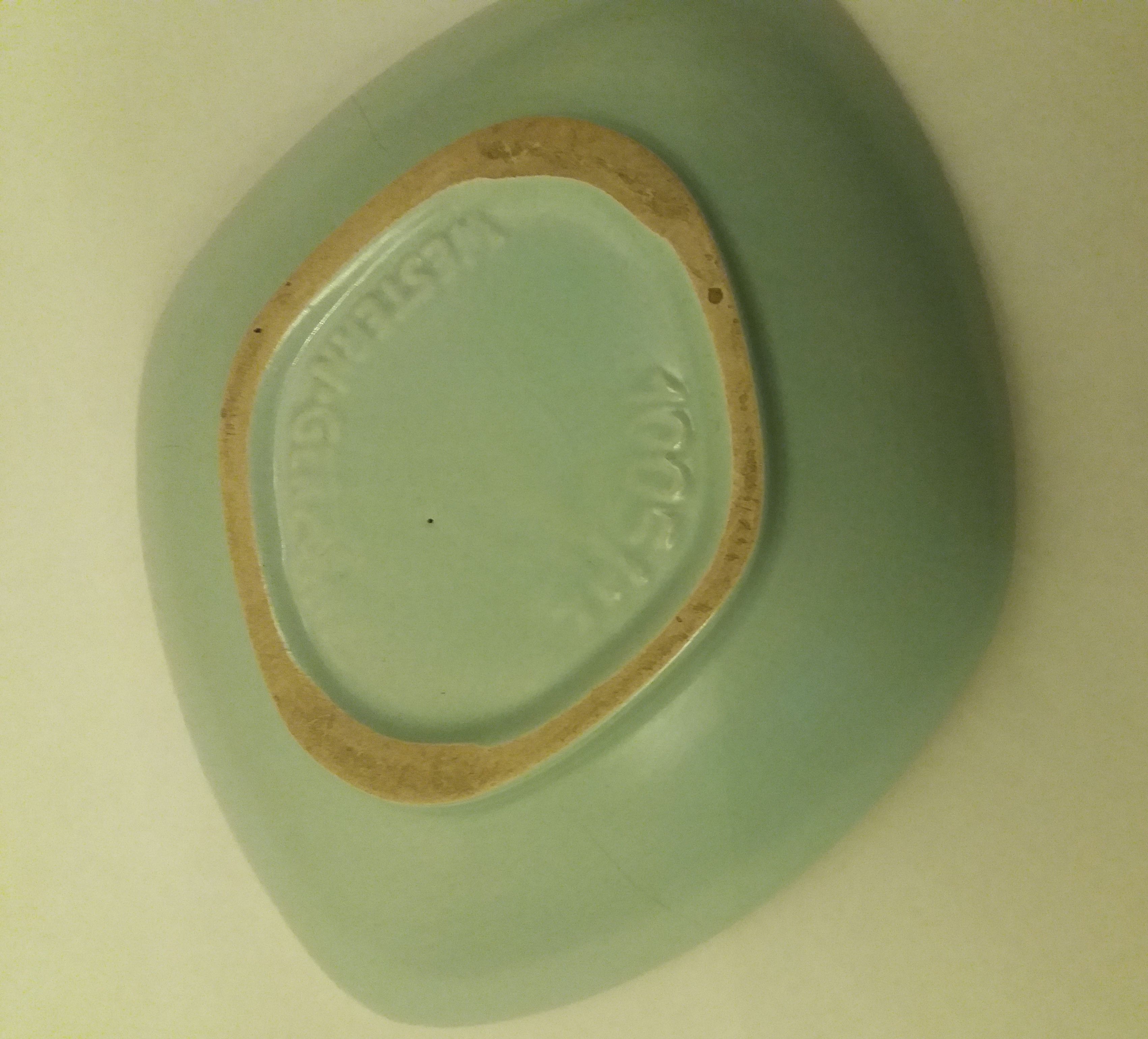 Niet of onleesbaar gesigneerd - Western Germany schaaltje van de jaren 1960  kopen? Bied vanaf 1!