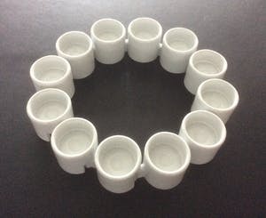 Niet of onleesbaar gesigneerd - EHLEN JOHANSSON - Twaalf waxinelichthouders kopen? Bied vanaf 1!