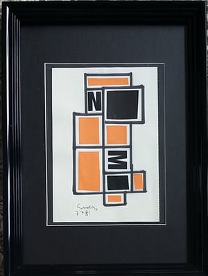 Siep van den Berg - Collage op papier kopen? Bied vanaf 100!