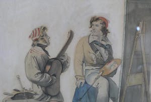 George Adam Schmidt - Atelierscene kopen? Bied vanaf 500!