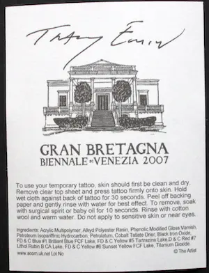 Tracey Emin - Singing Bird - Tattoo 2007 - verso drukgesigneerd - ready to frame kopen? Bied vanaf 25!