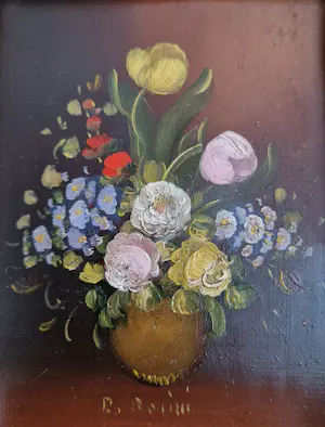 R. Rosini - Bloemstilleven met lentebloemen kaufen? Bieten Sie von 65!
